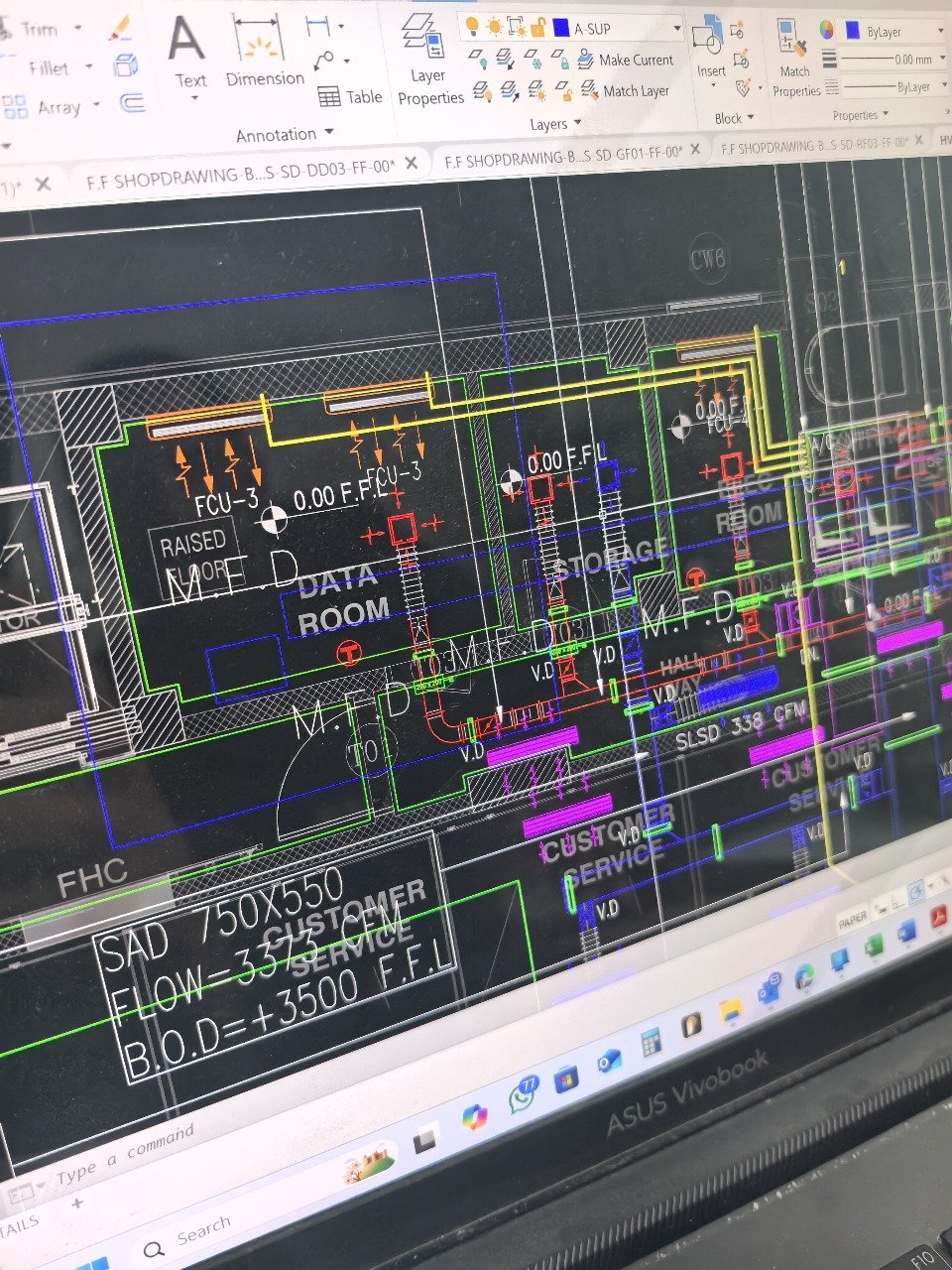 Construction site work