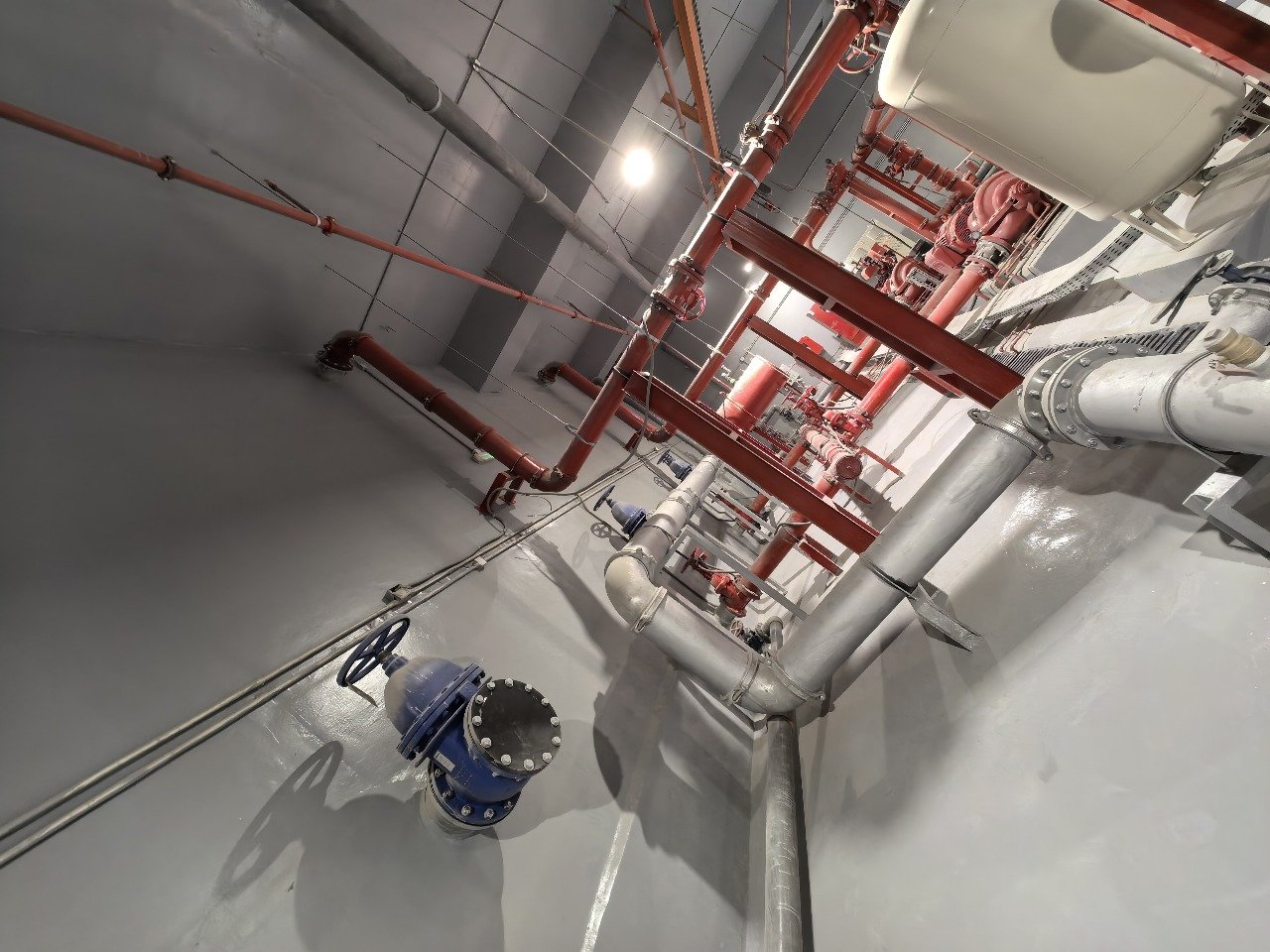 Piping installation work