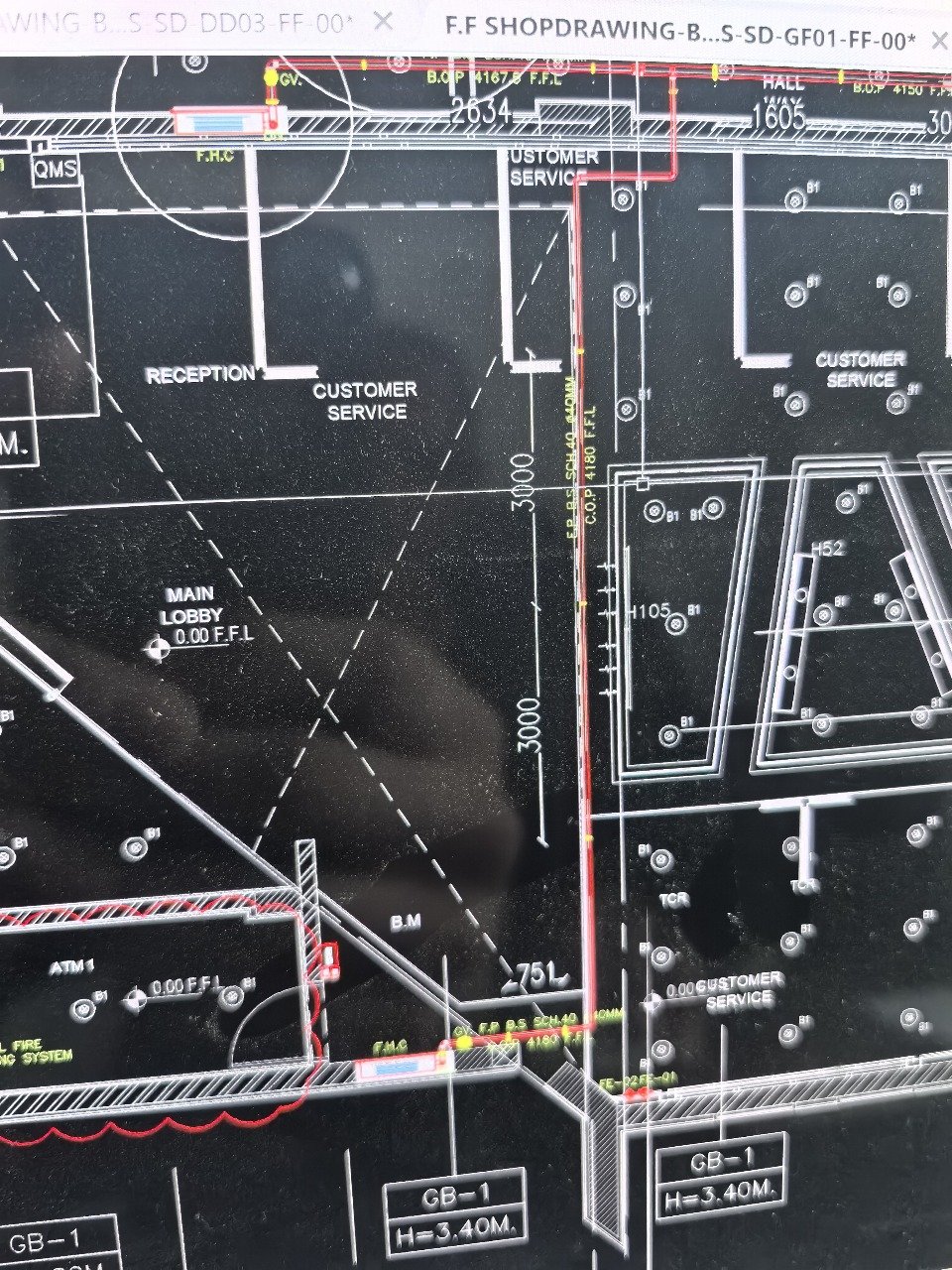 Firefighting system installation