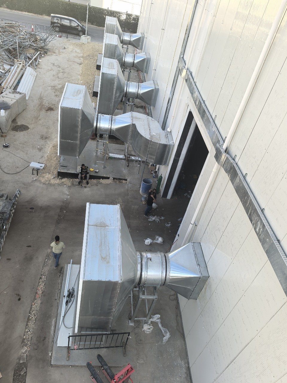 Insulation work on pipes