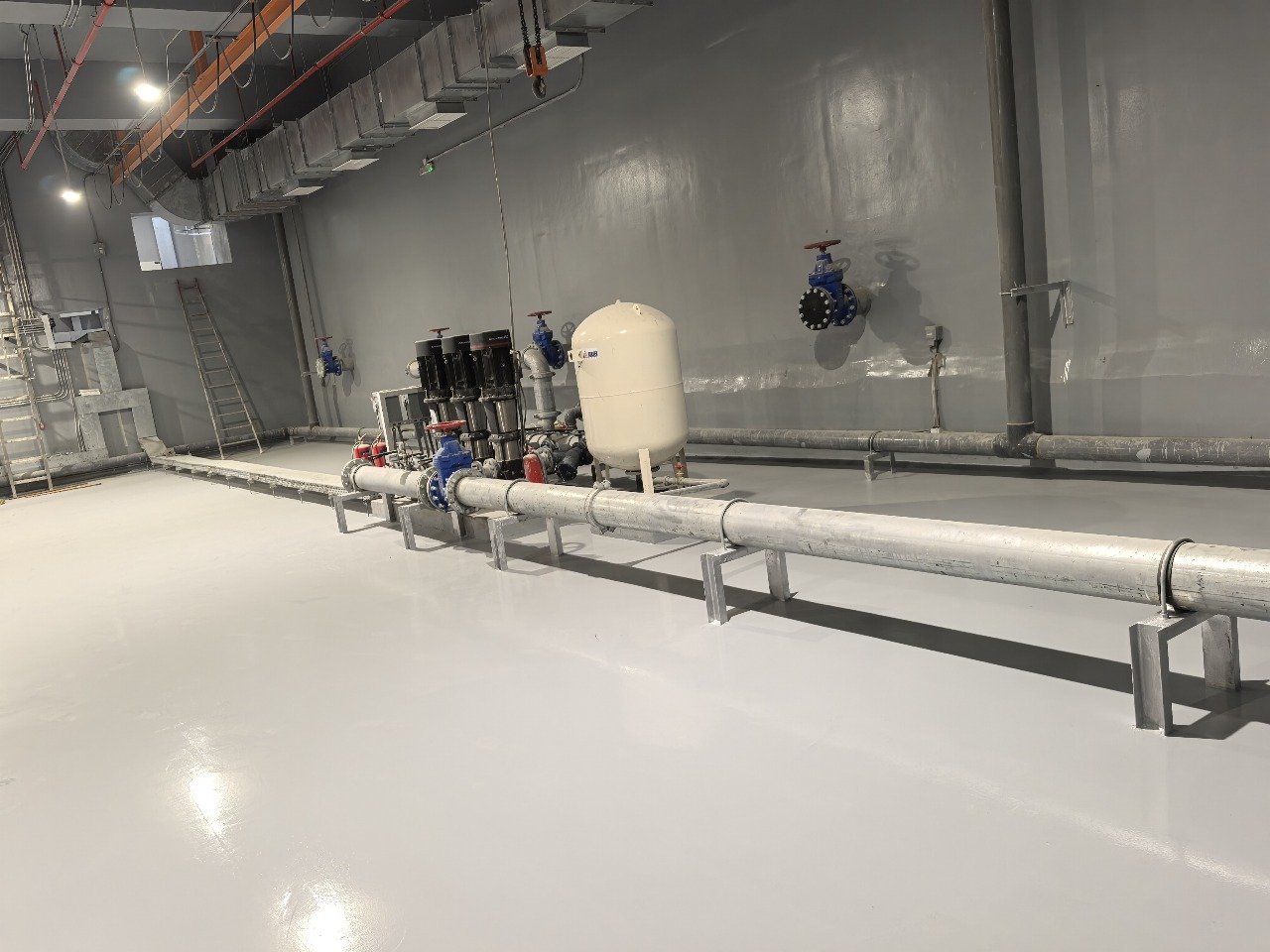 Construction project site